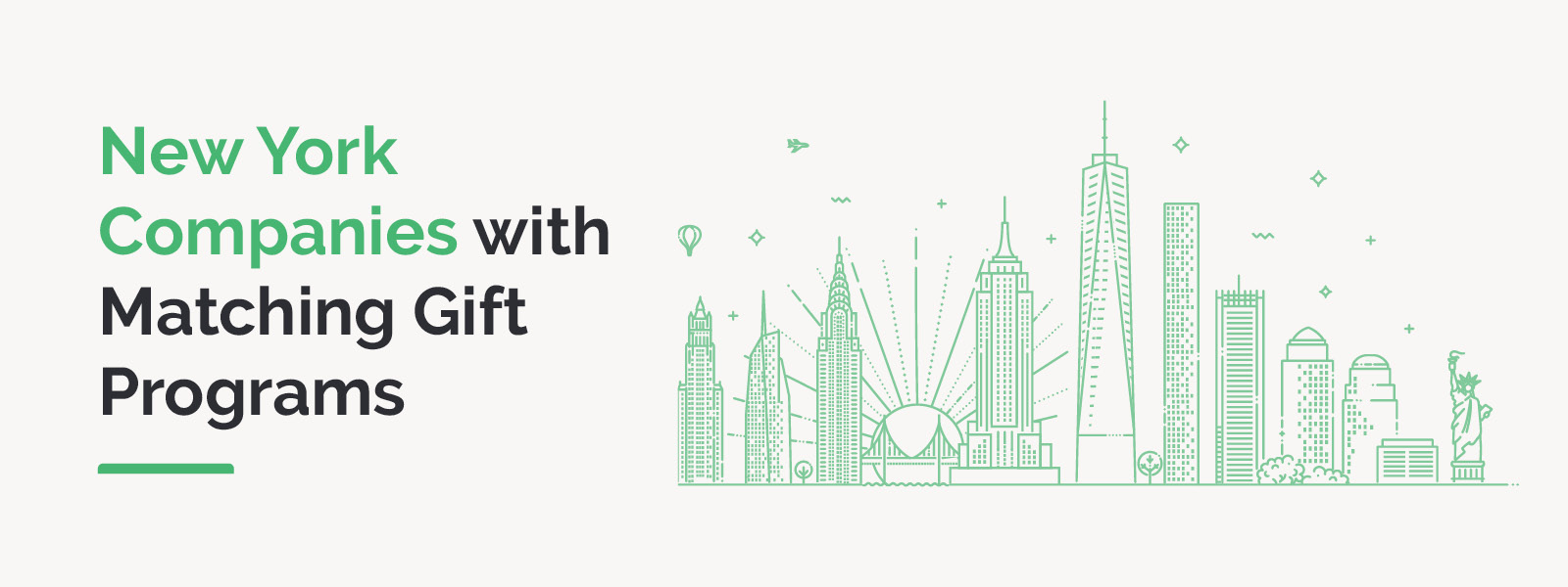 Learn about the top companies in New York City with matching gift programs.