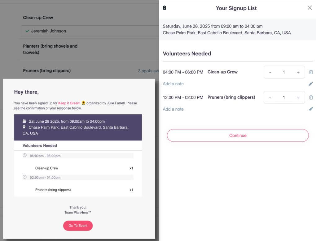 Signup Form Providers_PlanHero Sample Signup Form Providers_PlanHero Sample