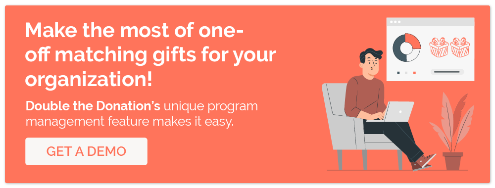 Get started with Double the Donation's one-off matching gift management feature