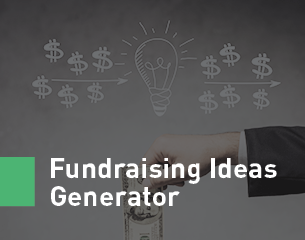 Choose the perfect fundraising idea with this free generator tool.