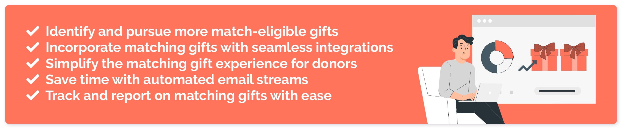 Benefits of matching gift automation software