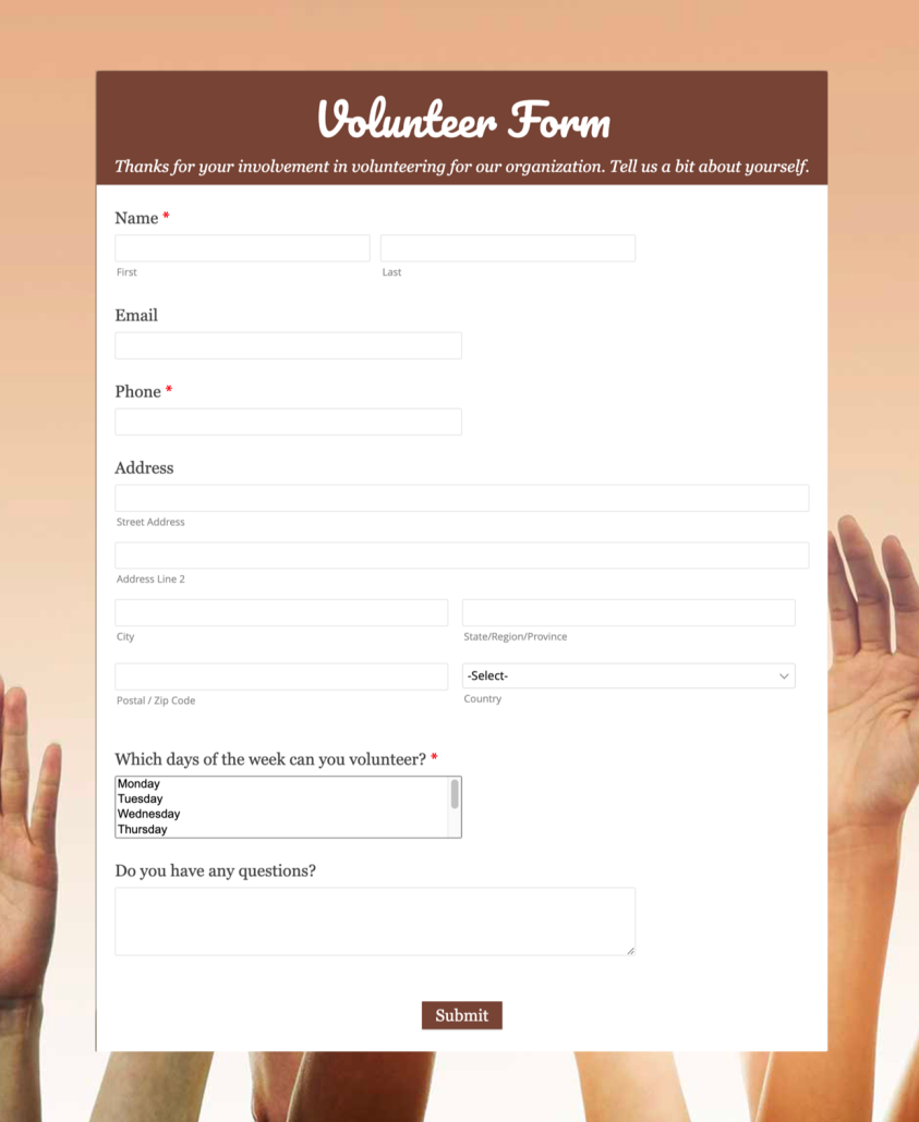 Signup Form Providers_Zoho Sample Signup Form Providers_Zoho Sample