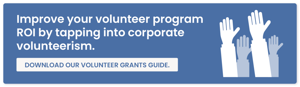 Volunteer grants are a growing volunteer trend